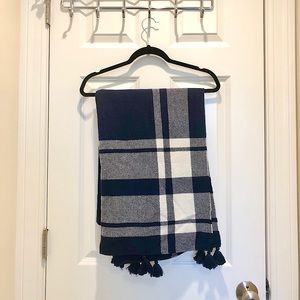 NWT Navy & White JCrew Scarf